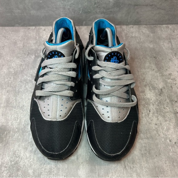 Nike Air Zoom Huarache Running Shoes 654275-013 Womens sz 8.5 - black/grey/blue - Picture 2 of 6